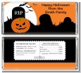 Spooky Pumpkin - Personalized Halloween Candy Bar Wrappers thumbnail