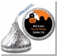 Spooky Pumpkin - Hershey Kiss Halloween Sticker Labels thumbnail