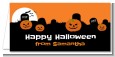 Spooky Pumpkin - Personalized Halloween Place Cards thumbnail