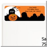 Spooky Pumpkin - Halloween Return Address Labels