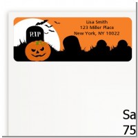 Spooky Pumpkin - Halloween Return Address Labels