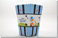 Sports Baby African American - Personalized Baby Shower Popcorn Boxes