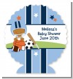 Sports Baby African American - Personalized Baby Shower Centerpiece Stand thumbnail