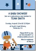 Sports Baby African American - Baby Shower Invitations