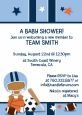 Sports Baby African American - Baby Shower Invitations thumbnail