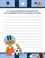 Sports Baby African American - Baby Shower Notes of Advice thumbnail