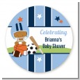 Sports Baby African American - Personalized Baby Shower Table Confetti thumbnail