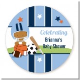 Sports Baby African American - Personalized Baby Shower Table Confetti