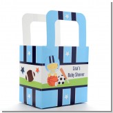 Sports Baby Asian - Personalized Baby Shower Favor Boxes