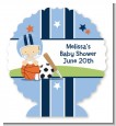 Sports Baby Caucasian - Personalized Baby Shower Centerpiece Stand thumbnail