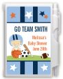 Sports Baby Caucasian - Baby Shower Personalized Notebook Favor thumbnail