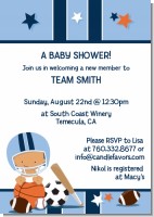 Sports Baby Hispanic - Baby Shower Invitations