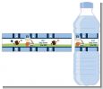 Sports Baby Caucasian - Personalized Baby Shower Water Bottle Labels thumbnail