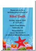 Starfish - Birthday Party Petite Invitations