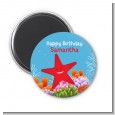Starfish - Personalized Birthday Party Magnet Favors thumbnail