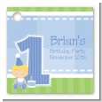 1st Birthday Boy - Personalized Birthday Party Card Stock Favor Tags thumbnail