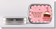 1st Birthday Topsy Turvy Pink Cake - Personalized Birthday Party Mint Tins thumbnail