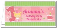 1st Birthday Girl - Personalized Birthday Party Place Cards