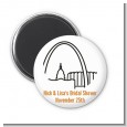 St. Louis Skyline - Personalized Bridal Shower Magnet Favors thumbnail