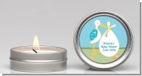 Stork It's a Boy - Baby Shower Candle Favors
