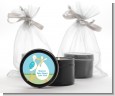 Stork It's a Boy - Baby Shower Black Candle Tin Favors thumbnail