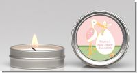 Stork It's a Girl - Baby Shower Candle Favors