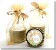 Stork Neutral - Baby Shower Gold Tin Candle Favors thumbnail