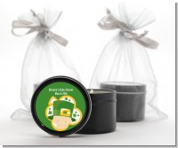 St. Patrick's Baby Shamrock - Baby Shower Black Candle Tin Favors