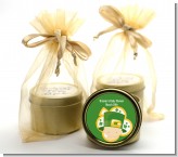 St. Patrick's Baby Shamrock - Baby Shower Gold Tin Candle Favors