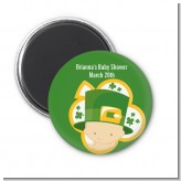 St. Patrick's Baby Shamrock - Personalized Baby Shower Magnet Favors