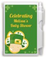 St. Patrick's Baby Shamrock - Baby Shower Personalized Notebook Favor thumbnail