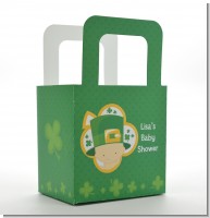 St. Patrick's Baby Shamrock - Personalized Baby Shower Favor Boxes