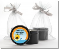 Sunset Trip - Bridal Shower Black Candle Tin Favors