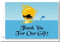 Sunset Trip - Bridal Shower Thank You Cards