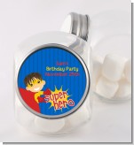 Superhero Boy - Personalized Birthday Party Candy Jar