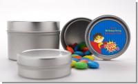 Superhero Boy - Custom Birthday Party Favor Tins