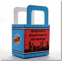 Calling All Superheroes - Personalized Birthday Party Favor Boxes