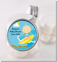 Surf Boy - Personalized Baby Shower Candy Jar