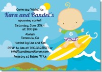 Surf Boy - Baby Shower Invitations