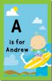 Surf Boy - Personalized Baby Shower Nursery Wall Art thumbnail