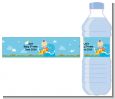 Surf Girl - Personalized Baby Shower Water Bottle Labels thumbnail