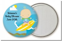 Surf Boy - Personalized Baby Shower Pocket Mirror Favors