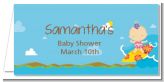 Surf Girl - Personalized Baby Shower Place Cards