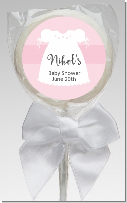 Sweet Little Lady - Personalized Baby Shower Lollipop Favors