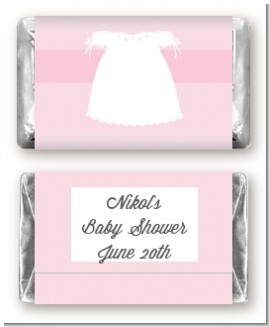 Sweet Little Lady - Personalized Baby Shower Mini Candy Bar Wrappers