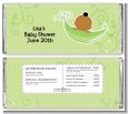 Sweet Pea African American Boy - Personalized Baby Shower Candy Bar Wrappers thumbnail