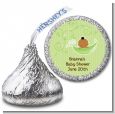 Sweet Pea African American Boy - Hershey Kiss Baby Shower Sticker Labels thumbnail