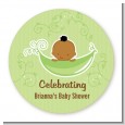 Sweet Pea African American Boy - Personalized Baby Shower Table Confetti thumbnail