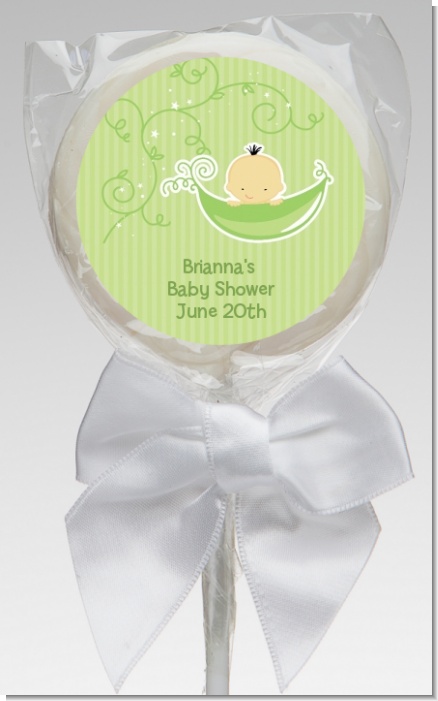 Sweet Pea Asian Boy - Personalized Baby Shower Lollipop Favors