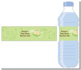 Sweet Pea Asian Boy - Personalized Baby Shower Water Bottle Labels